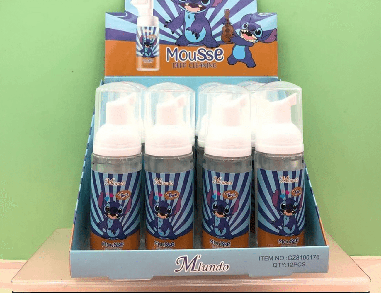 Limpiador facial en espuma Stich