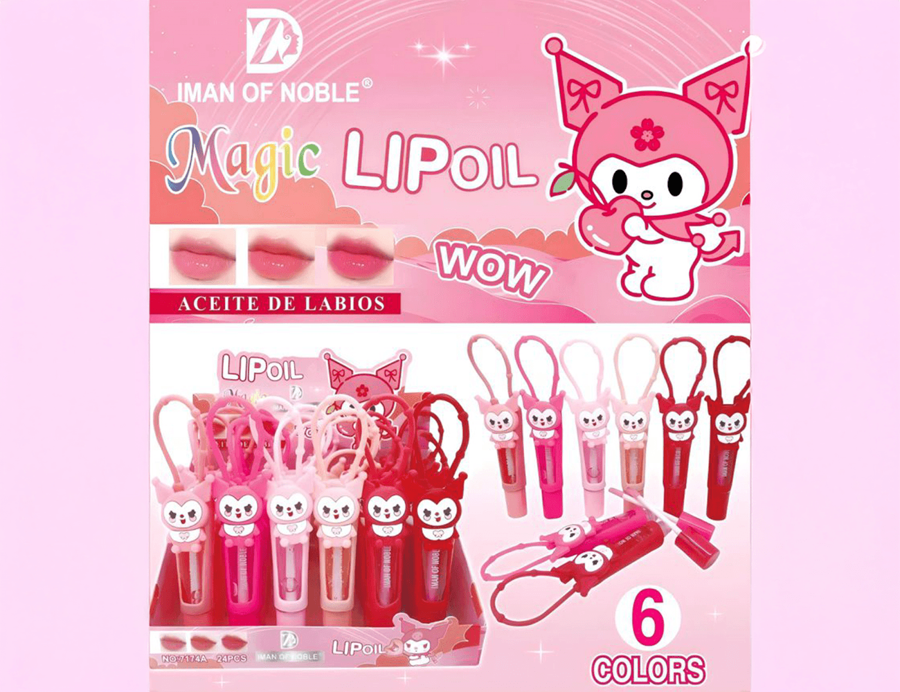 Brillo de labios Kawai Kuromi