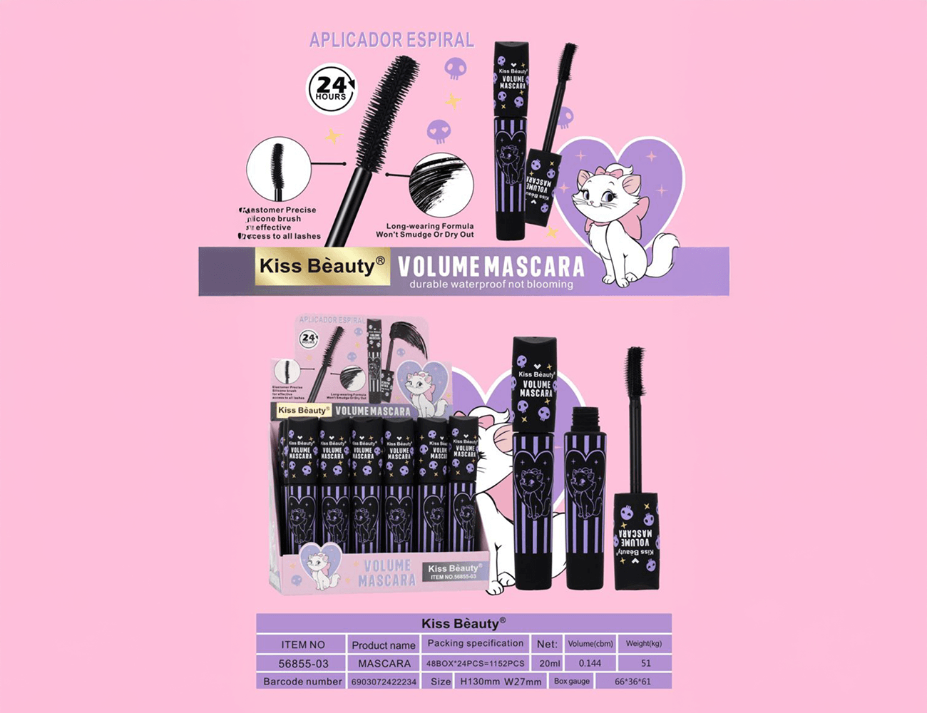 Máscara de Pestañas Aristogatos