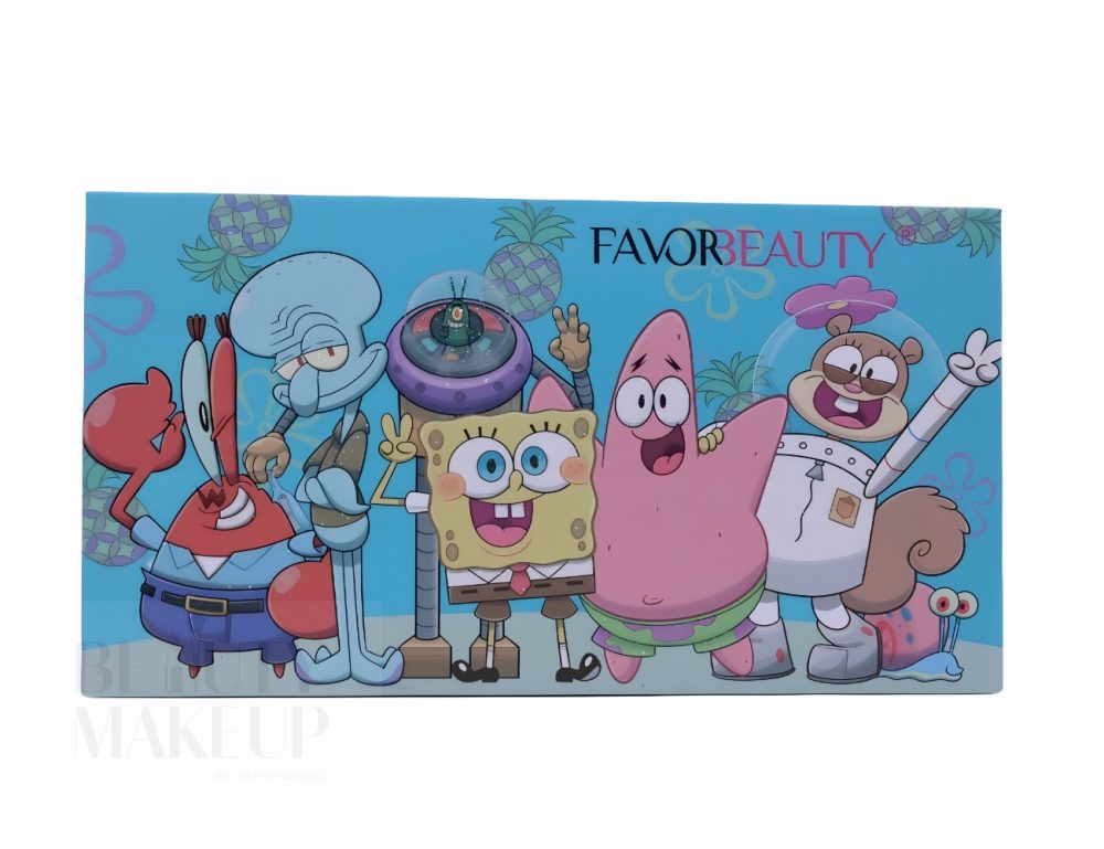 PALETA DE SOMBRAS BOB ESPONJA AND FRIENDS