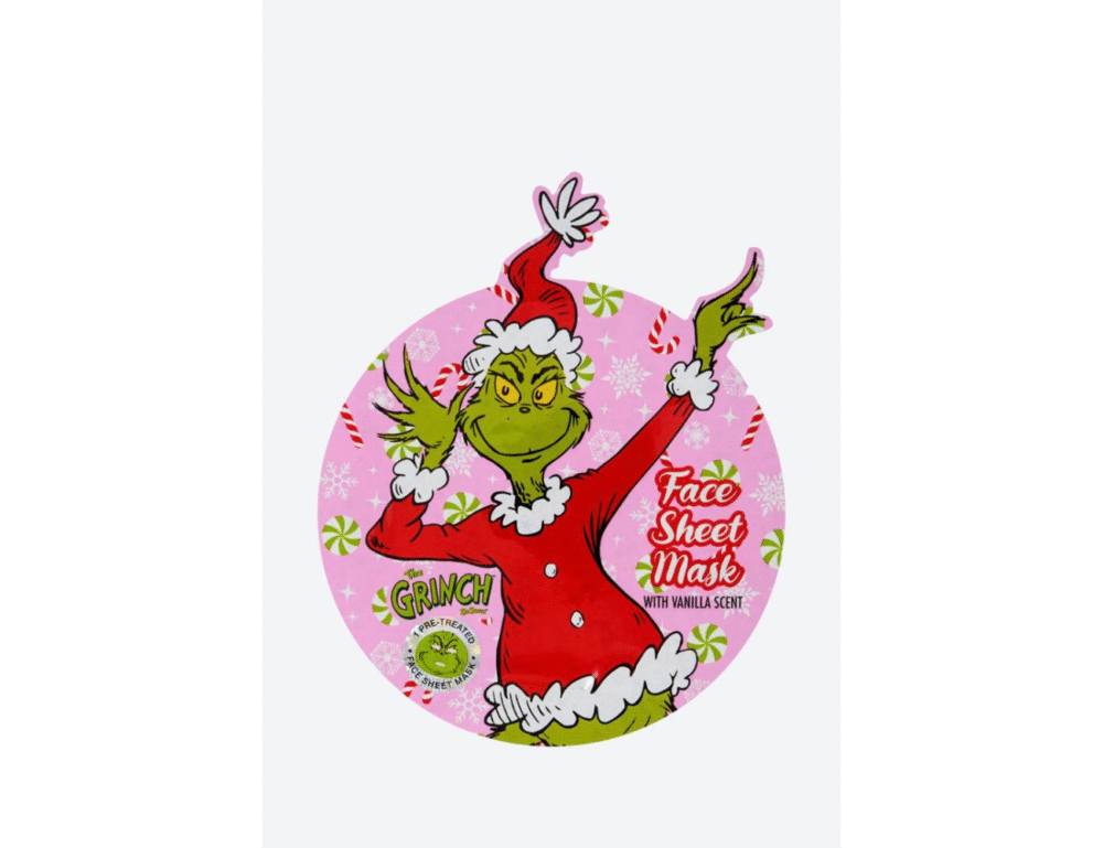 MASCARILLA FACIAL HIDRATANTE GRINCH AROMA A VAINILLA
