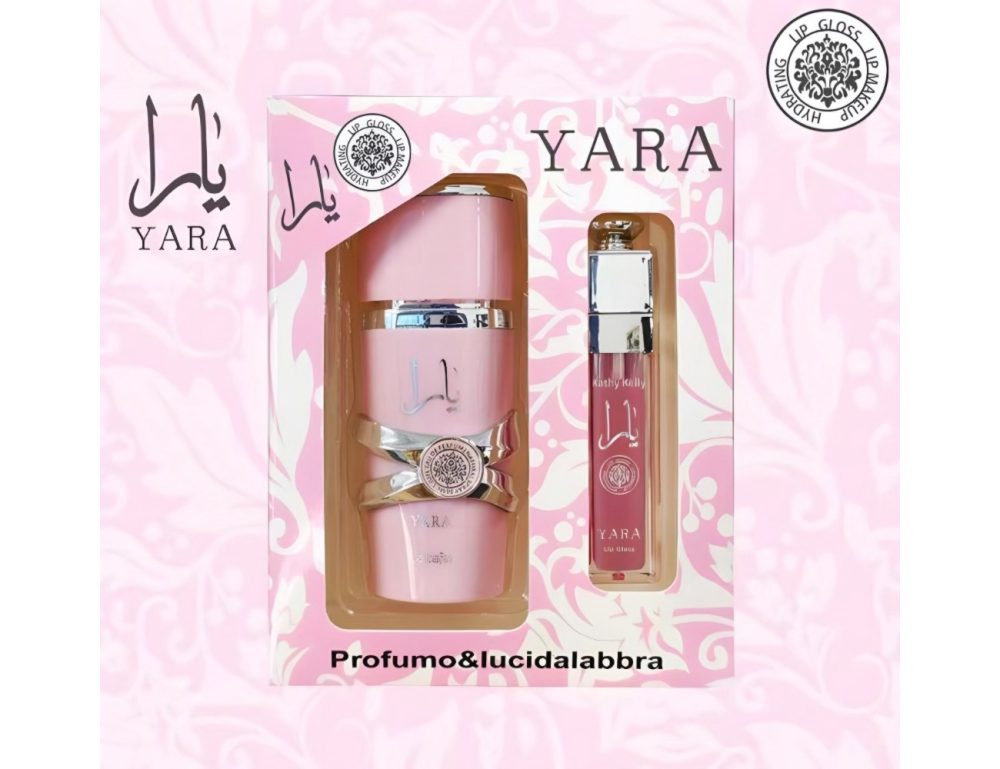 PACK COLONIA YARA ROSA + BRILLO DE LABIOS